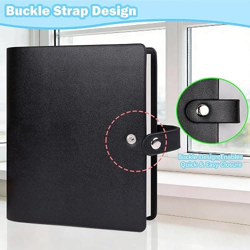 Ruibytree 320 Pockets Album for Instax Mini & Polaroid 2x3" Pictures, Black | Gift-Ready Packaging, PU Leather Cover, Acid-Free Pages, Side-Loading Clear Pockets, Durable Binding, Easy Photo Viewing thumbnail 9