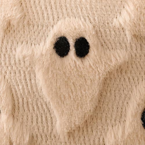 DFXSZ Halloween Pillow Covers 12x20 Beige Ghost Plush Halloween Decor095B12 | Soft Plush Faux Fur Halloween Pillowcases,for Chair Sofa Bedroom Living Room Home Thanksgiving Decor thumbnail 3