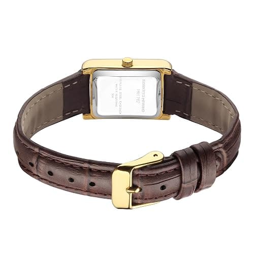 Roberto Marino RM1702 Women’s Watch – Japanese Quartz, Leather Strap, 3 ATM Water Resistant, Vintage Dress Style thumbnail 4
