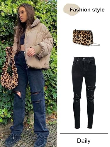 Gihuo Women’s Winter Cropped Puffer Jacket Coat Short Warm Quilted Jacket 2025 thumbnail 5