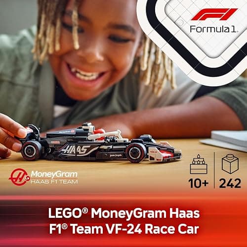 LEGO Speed Champions MoneyGram Haas F1 Team VF-24 Race Car Toy - Building Set for Kids, Boys & Girls, Ages 10+ - Toy Car for F1 Fans - Gift Idea for Birthday - 77250 thumbnail 2