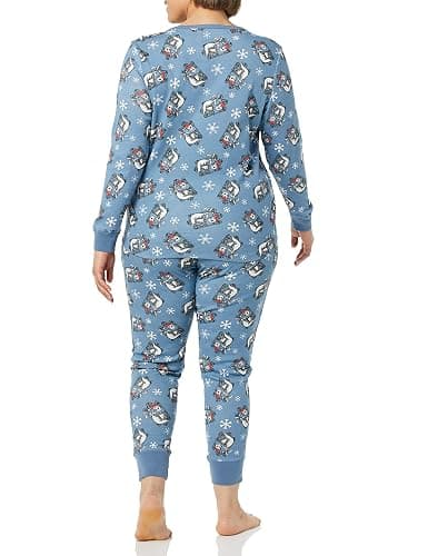 Amazon Essentials Disney | Marvel | Star Wars Unisex Babies' and Toddlers' Snug-Fit Cotton Footed Pajamas, Multipacks thumbnail 3
