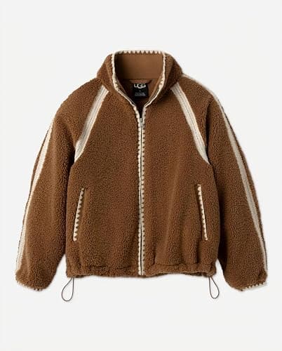 UGG Women's Nikia Crochet Uggfluff Jacket thumbnail 6