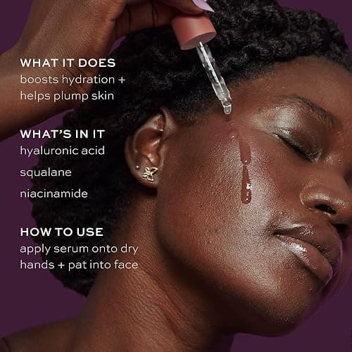 ITK Skincare Glowy Skin 3-Step Routine - Hyaluronic Acid + Niacinamide Serum, Squalane Milky Toner, Deep Moisture Ceramide Face Cream Moisturizer - Makeup Prep Skincare for Glowing Hydrated Skin thumbnail 4