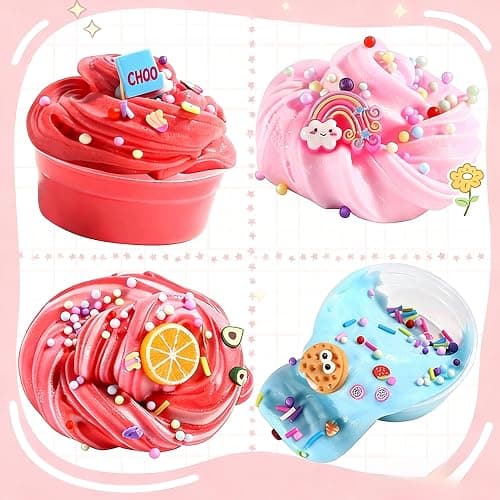 15Pack Butter Slime Kit with Scented DIY Slime for Girls and Boys, Super Soft, Non-Sticky Stress Relief Toy, Party Favors and Birthday Gift thumbnail 5