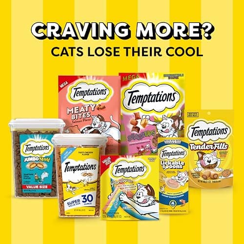 Temptations Cat Treats MixUps Surfer's Delight, Tuna, Shrimp, Salmon Flavor, Crunchy and Soft Cat Treats, 30 oz. Tub thumbnail 12