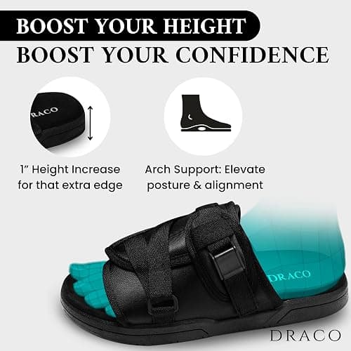 Draco DracoSlides Original Slides for Men and Women, Made from Silk with Adjustable Straps for Wide/Narrow Feet, Sandals with Arch Support & Slip Resistant, Men & Women Footwear thumbnail 4
