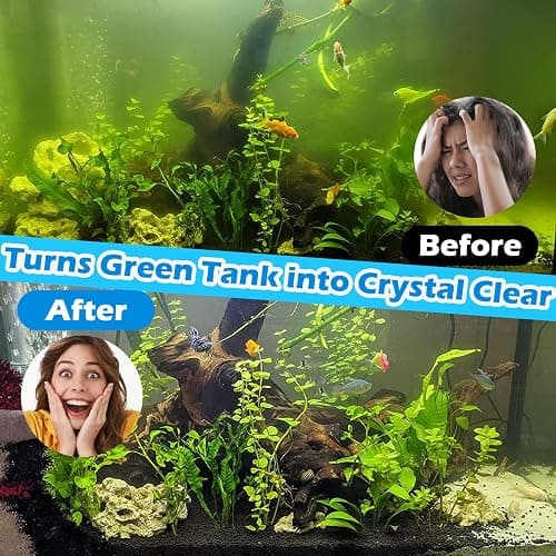 Aquarium Filter for 40-150 Gallon Tank, U-V Fish Tank Green Clean Machine Submersible Powerful Pump Canister Filter 400GPH for Pond Turtle Tank Saltwater Freshwater Crystal Clear Green Killing - CTUV-H8F(for 40-150 Gallon) thumbnail 2