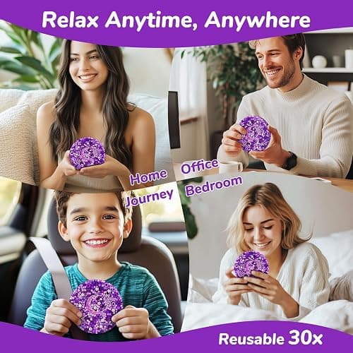 Reusable Picky Fidget Pad, Skin Picking Fidget Toys, Remeltable Picking Pad, Sensory Pick Pad, Valentine Gift for Adults with Anxiety, ADHD, Trichotillomania or Dermatillomania thumbnail 7
