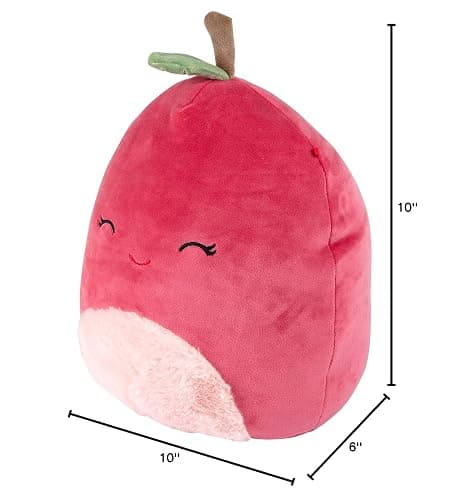 Squishmallows Original 10-Inch Cherry Christmas Plush - Official Jazwares Holiday Plush - Collectible Soft & Squishy Stuffed Animal Toy - 2025 Limited Edition - Gift for Kids, Girls & Boys thumbnail 2
