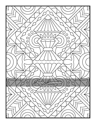 100 Amazing Patterns: An Adult Coloring Book with Fun, Easy, and Relaxing Coloring Pages thumbnail 67