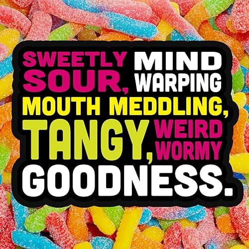 Trolli Sour Brite Crawlers Candy, Gummy Worms Sour Candy, 5 Pound Bulk Bag thumbnail 6