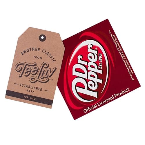 Tee Luv Men's Faded Dr Pepper Soda Logo Tie Dye Shirt thumbnail 4