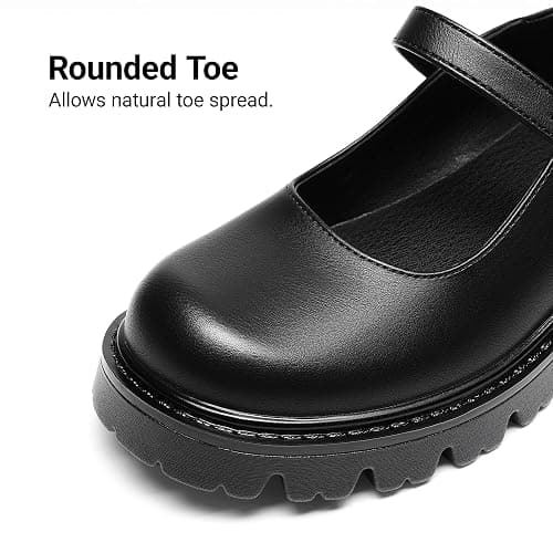DREAM PAIRS Mary Jane Platform Shoes for Women Closed Toe Chunky Block Heel Cute Dress Shoes thumbnail 6
