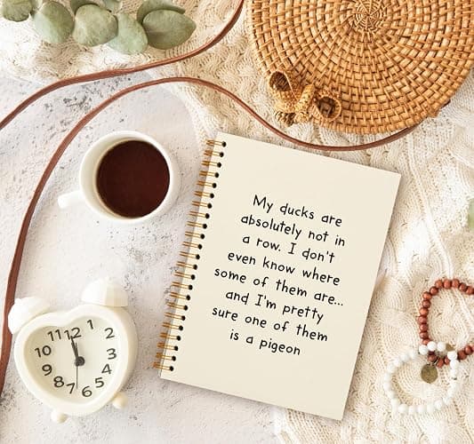OXW Funny Office Gifts Notebook Journal, Gag Funny Gifts for Coworkers Women Men Boss Employee Adults Friends, Sarcastic Gift Notebook Journals for Writing(5.5'' X 8.3'') thumbnail 2