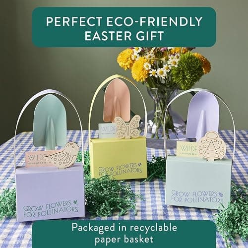 Modern Sprout Pollinator Garden Gift Set - Spring Gifts for Kids - Educational Gardening Tools for Little Gardeners - Eco-Friendly Kids Gardening Set w/Trowel, Wooden Markers & Wildflower Seeds (3-pk) thumbnail 6