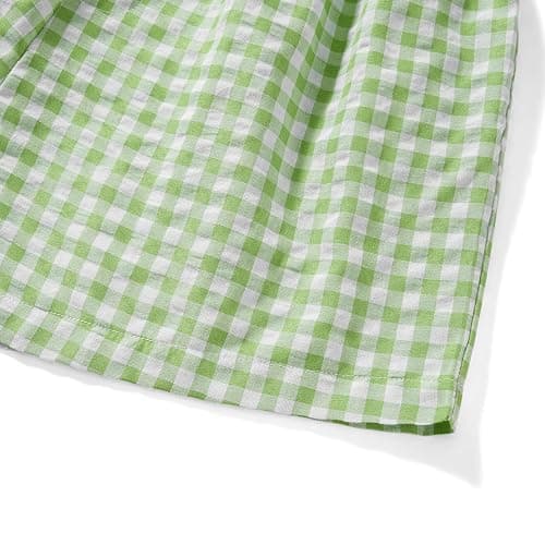 Pivanzore Y2k Plaid Shorts for Women Casual Elastic Waist Aesthetic Lounge Bottom Baggy Pajama Shorts Boxers Sleepwear thumbnail 6