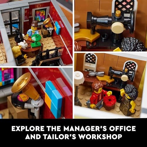 LEGO Icons Jazz Club 10312 Building Set for Adults and Teens, A Collectible Gift for Musicians, Music Lovers, and Jazz Fans, Includes 5 Detailed Rooms Within The Music Venue and 8 Minifigures thumbnail 4