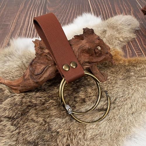 Renaissance Belt Pouch Coin Purse Skirt Hike Set Medieval Festival Costume Halloween Accessories Casual Fanny Pack Waist Bag (2Pouch-Brown) thumbnail 7