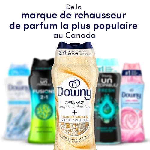 Downy Comfy Cozy In-Wash Laundry Scent Booster Beads, Toasted Vanilla Scent, Softness and Freshness, 549 Grams thumbnail 8