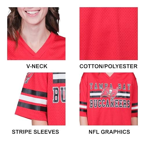 Ultra Game Women's NFL Official Soft Mesh Vintage Gameday Shirt thumbnail 4