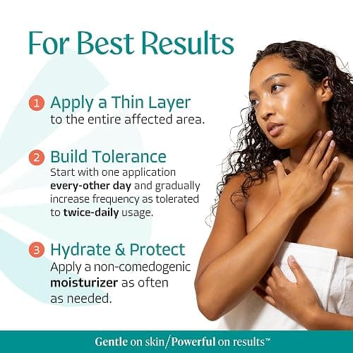 Body Clearing Serum [1 Fl Oz] Level 2 Acne Serum - Advanced Formula for Body Acne, Folliculitis, Back, Butt, Chest, Thighs, Shoulders - Mandelic Acid thumbnail 6
