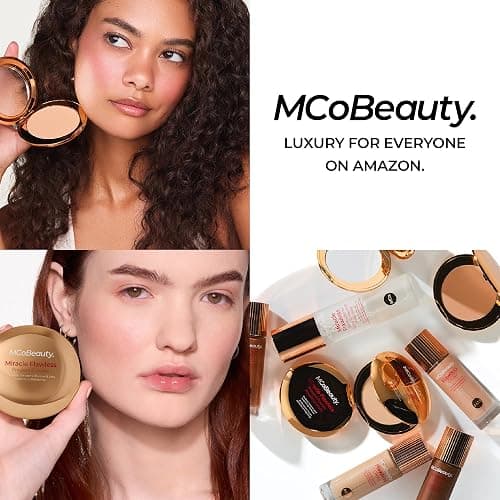 MCoBeauty Miracle Flawless Pressed Powder - 2 Natural Medium - Soft Focus Blurring, Finishing & Setting Powder - Face Makeup Compact with Rose Flower Extract Sweet Almond Oil - Vegan & Cruelty Free thumbnail 8