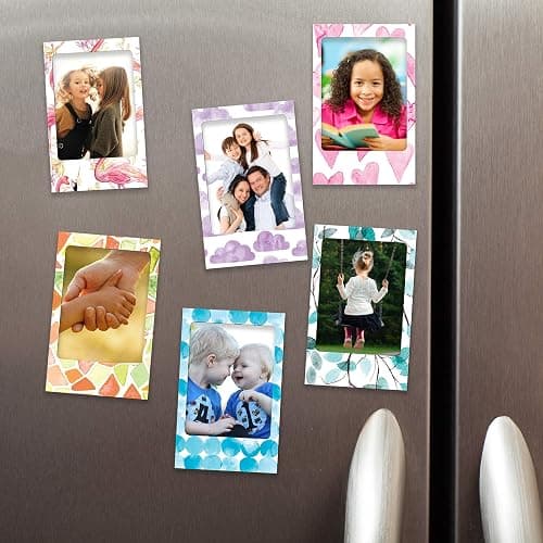 Fujifilm Instax Mini Instant Film,10 Sheets×5 Pack(Total 50 Shoots) Bundled with Tudak Photo Magnet Frames [Bulk Packaging] thumbnail 2