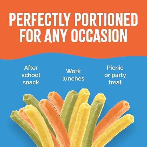 Sensible Portions Garden Veggie Snacks - Veggie Straws, Snack Size Variety Pack, Sea Salt & Zesty Ranch, 1 Oz (Pack of 24) thumbnail 6