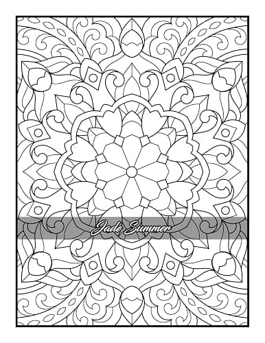 100 Amazing Patterns: An Adult Coloring Book with Fun, Easy, and Relaxing Coloring Pages thumbnail 11