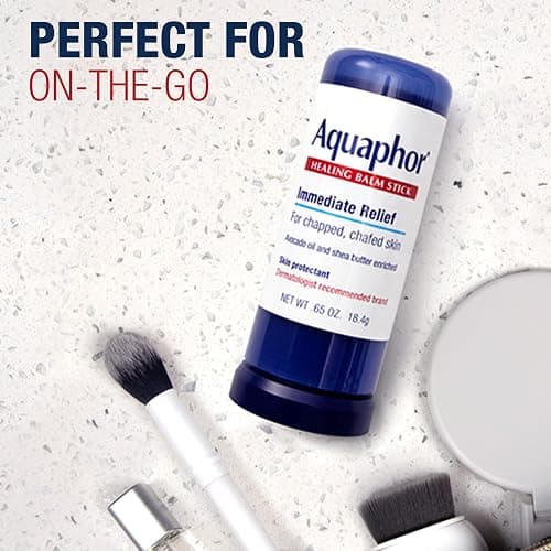 Aquaphor Healing Balm Stick, Skin Protectant with Avocado Oil and Shea Butter, Holiday Gifts for Self Care, 0.65 Oz Stick thumbnail 6