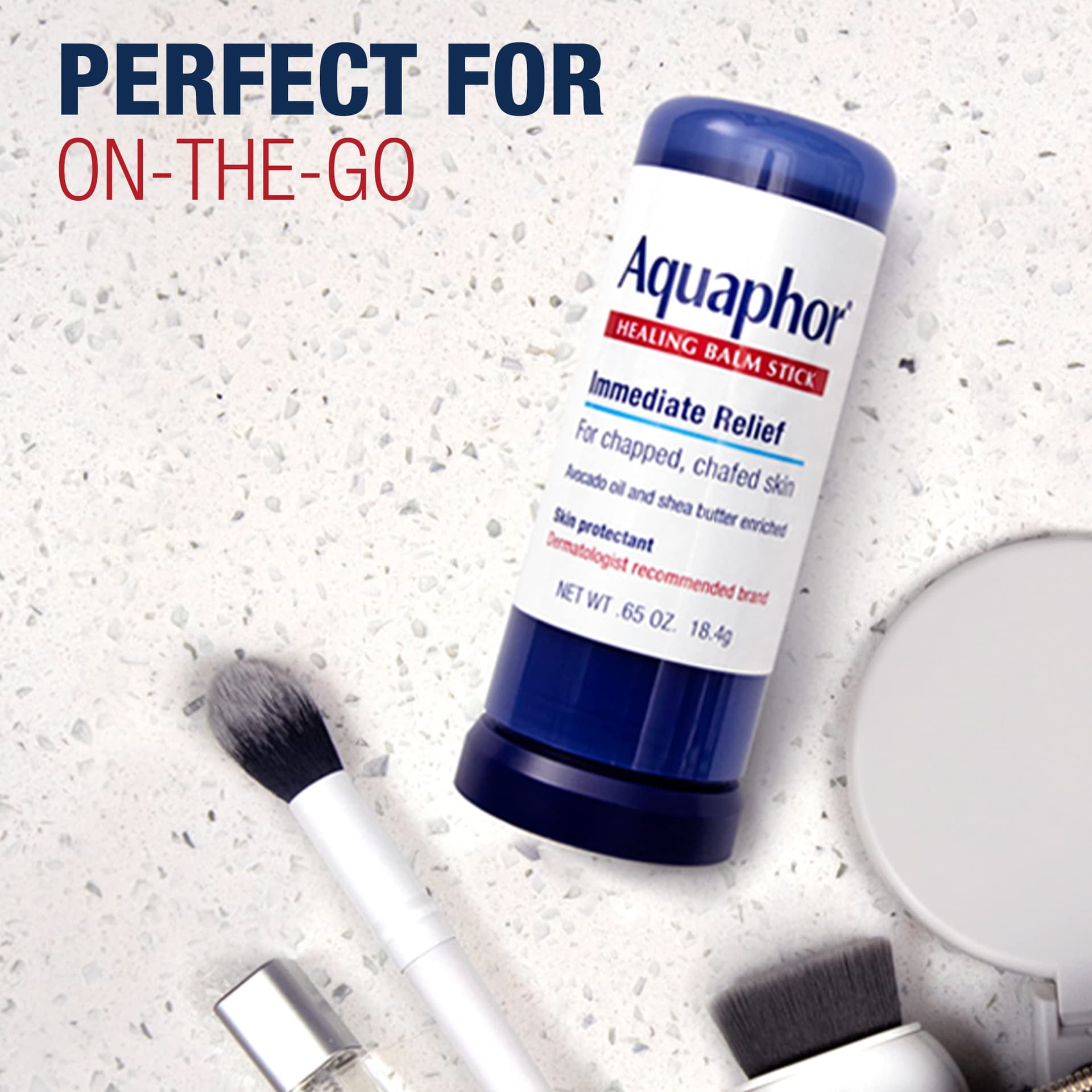 Aquaphor Healing Balm Stick, Skin Protectant with Avocado Oil and Shea Butter, 0.65 Oz Stick thumbnail 6