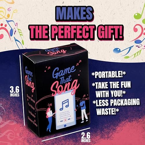 Game That Song - Music Party Game for Adults & Families | Card Game for Game Night | Compete to Play the Best Song | 3-6 Players or Groups thumbnail 2