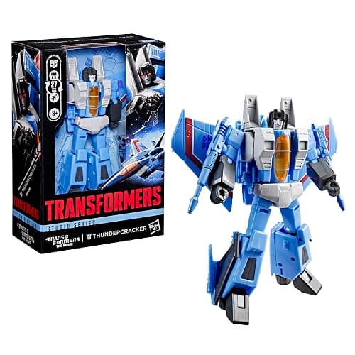Transformers Studio Series The The Movie Thundercracker Voyager Class 6.5-Inch Converting Action Figure, Robot Toys for Ages 8+ thumbnail 12