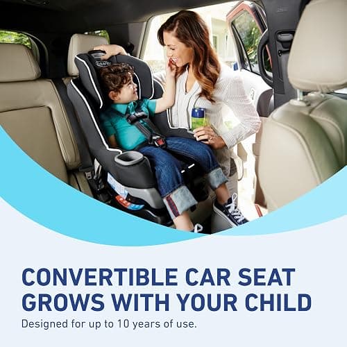 Graco Extend2Fit Kenzie, 2-in-1 Convertible Car Seat for Infants to Toddlers with Advanced Safety Features - Kenzie - 2-in-1 thumbnail 7