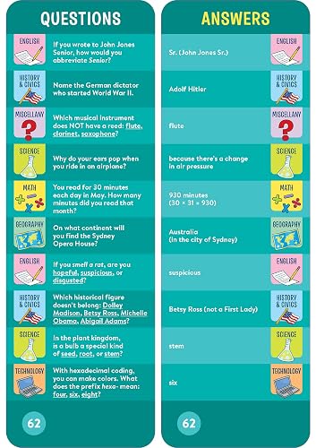 Brain Quest 5th Grade Smart Cards Revised 5th Edition (Brain Quest Smart Cards) thumbnail 5