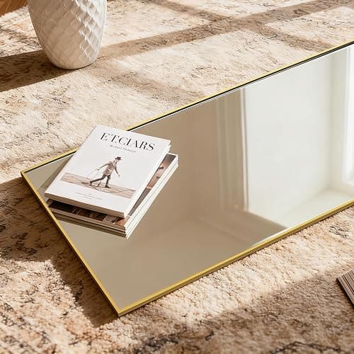 Simple Deluxe Full Length Mirror, 71"x26"Large Floor Mirrors, for Wall Door Bedroom Bathroom Living Room (Gold) thumbnail 4