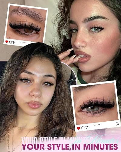 Manga Lash Clusters with Spikes Fairy Eyelash Clusters Wispy Cluster Eyelash Extensions 80D 100D Anime Lash Clusters with Bottom Lashes Natural DIY Individual Lashes by Lanflower thumbnail 2