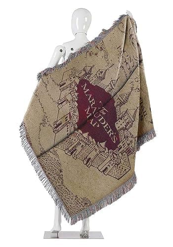 Northwest Harry Potter Woven Tapestry Throw Blanket, Designer Home Décor, Modern, Unique Gift, 48" x 60", Marauder's Map thumbnail 4