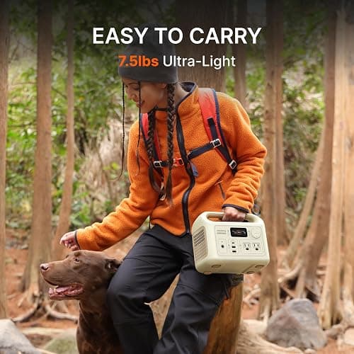 Jackery Portable Power Station Explorer 300 Dune White, 292Wh | Backup LiFePO4 Battery, Solar Generator for Outdoors Camping Travel Hunting Blackout (Solar Panel Optional) thumbnail 2