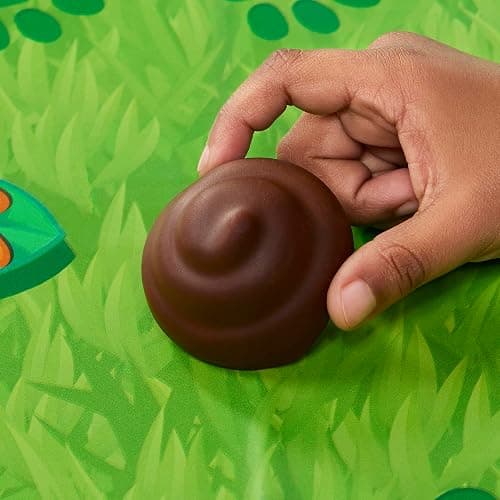 Hasbro Gaming Don't Step in It! Preschool Game I Blindfolded, Poop Party Game | Spinner with 8 Fun Animal Moves | Ages 4+| 1+ Players I Funny Kids Board Games thumbnail 9