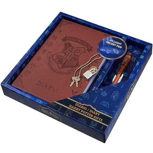 Harry Potter Secret Diary, Magical and Fun Diary with Lock, Keys, and Invisible Ink Pen, Stylish Journal for Everyday Writing, Gifts for Girls and Boys - Image 1