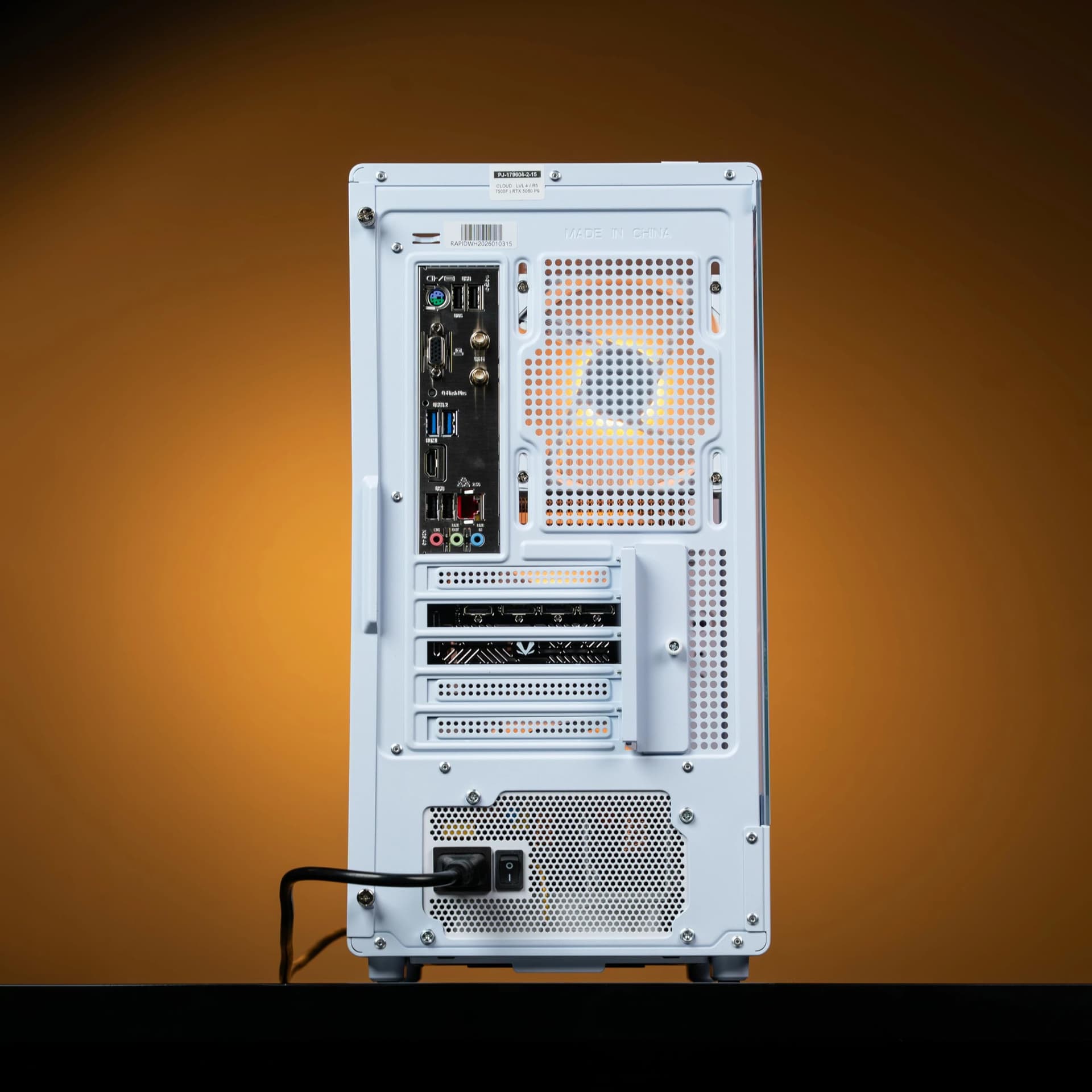Aftershock Gaming PC | RTX 5060 8GB | AMD Ryzen 5 7500F | 16GB RAM | 1TB SSD | Windows 11 Home | Cloud White Desktop Computer thumbnail 5