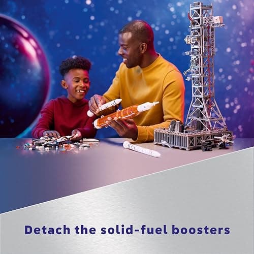 LEGO Icons NASA Artemis Space Launch System, Home and Office Décor, Space Gift for Adults, DIY Model Building Kit, Fun Project for Adults, Includes an Orion Capsule and Launch Tower, 10341 thumbnail 4