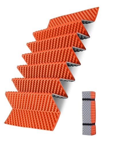 Camping Foam Sleeping Pad Lightweight Closed Cell Folding Camping Mat Moisture-Proof Camping Mattress Portable for Outdoor Hiking Mountaineering Blue - Image 1