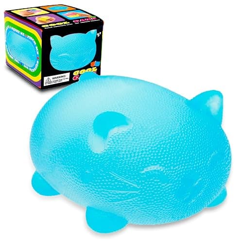 Stress Cat Toy, Sensory Fidget Toy, Sugar Filled Squishy Toys for Kids Stress Relief - High Density Squeeze Balls for Students Calming - Ultra-Soft Decompression Venting Toys - Image 1