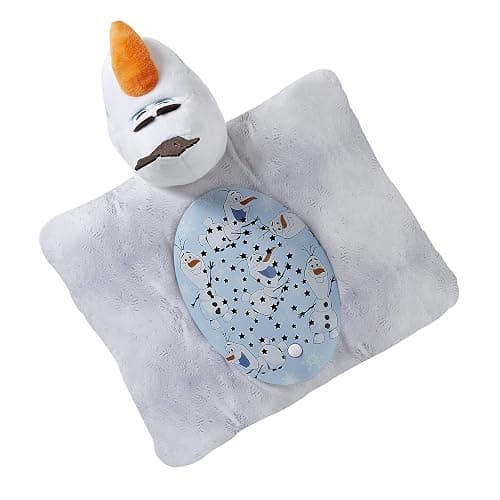 Pillow Pets Disney Frozen Olaf, 11" Sleeptime Lite | Snuggle Buddy and Night Light in One, Projects Rainbow Stars, 3 Color Modes, 20-Minute Auto-Off Timer thumbnail 5