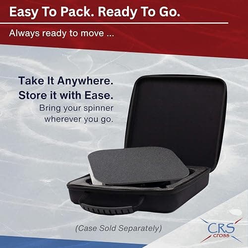 CRS Cross Figure Skating Spinner. Off Ice Spinning Training Aid | Metal 8 inch Spin Trainer. Practice Balance, Control and Technique. Great for Figure Skating, Gymnastics, Dance, Ballet thumbnail 6