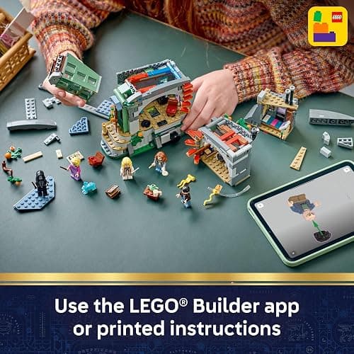 LEGO Harry Potter Luna Lovegood’s House Building Toy for Girls & Boys - Pretend Play & Display Book Shelf or Bedroom Decor for Kids, Ages 10+ - W/Luna's Hare Patronus - Gift Idea for Birthdays - 76467 thumbnail 6