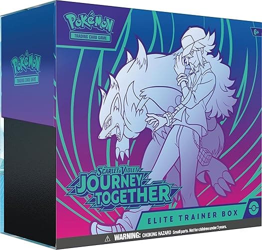 Pokémon TCG: Scarlet & Violet—Journey Together Elite Trainer Box (1 Full-Art Promo Card, 9 Boosters & Premium Accessories) - Image 1